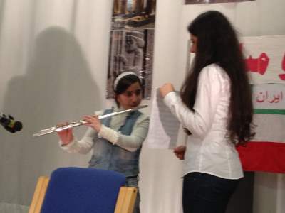 Flut performance by Hadaf student